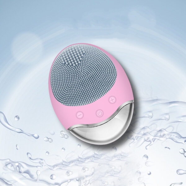 Silicone Facial Cleansing Device Electric Facial Cleansing Device Ultrasonic Beauty Device - Image 4